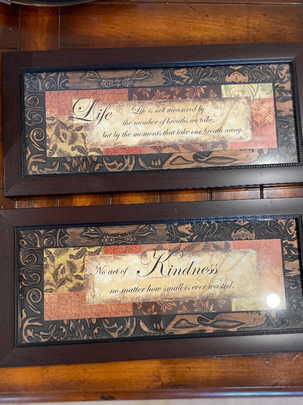 2 rectangular 10.5x22.5 wall frame